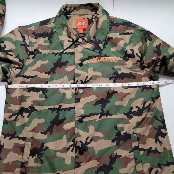 DICKIES Girl Camo Jacket Women's Size Large Camouflage Windbreaker NWOT - Picture 12 of 13